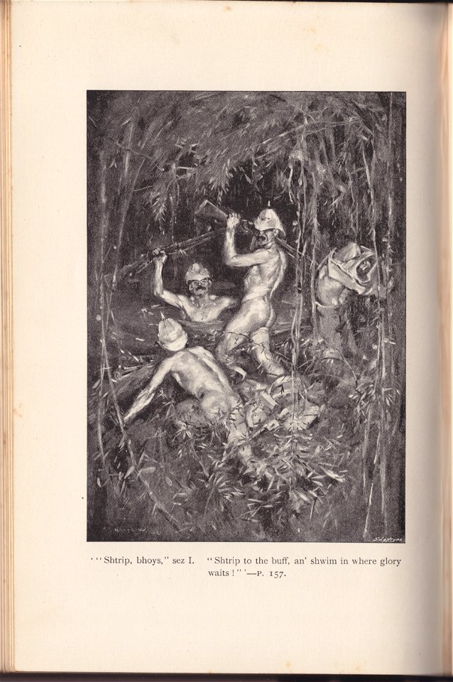 Original scan - Archibald Standish Hartrick - Rudyard Kipling - Soldier Tales 18 - The Taking of Lungtungpen 1