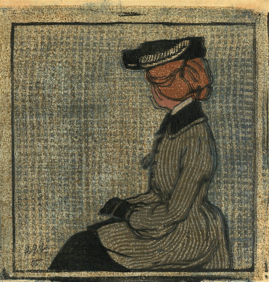 Orlik Sitzende Frau