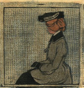 Orlik Sitzende Frau