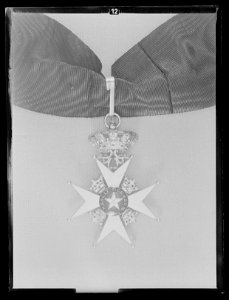 Ordenstecken för kommendör av Nordstjärneorden, Sverige. 1800-talets mitt - Livrustkammaren - 54071