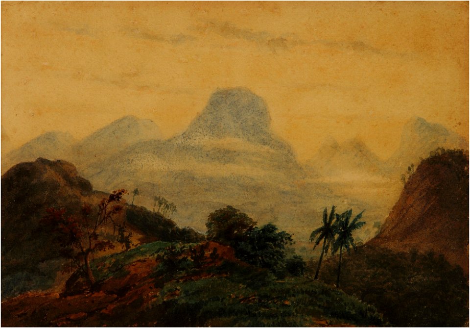 Paisaje (Recuerdo del Brasil) - Prilidiano Pueyrredón
