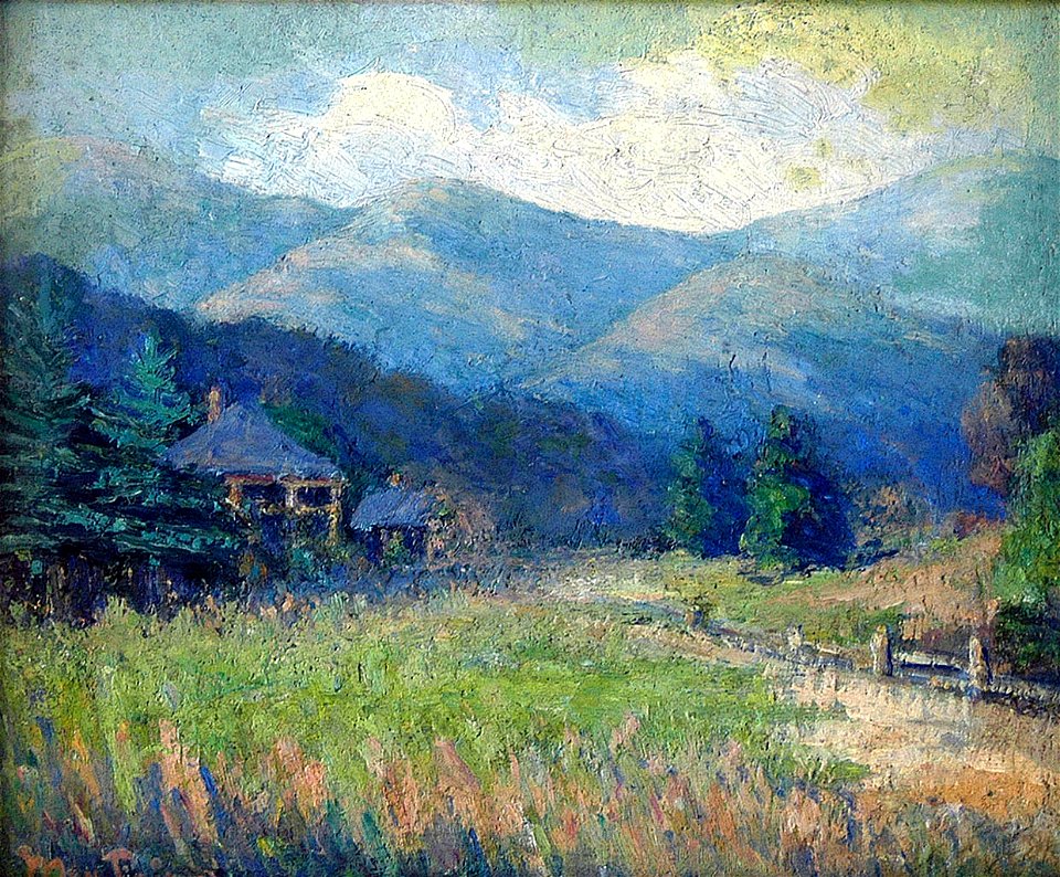 'Mountain Landscape' by May Paine, Johnson Collection