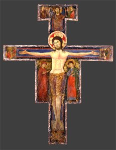 Painted cross umbrian school victoria and albert museum XIIc