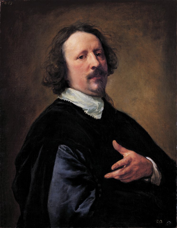 Painter Caspar de Crayer, by Anthony van Dyck