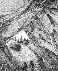 Page197-PL Stęczyński-Tatry w dwudziestu czterech obrazach - Jaskinia Strążyska pod Giewontem w Zakopanem