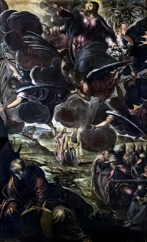 Paintings by Tintoretto in Scuola Grande di San Rocco - The Ascension