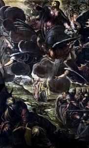 Paintings by Tintoretto in Scuola Grande di San Rocco - The Ascension