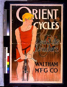 Orient cycles lead the leaders. Waltham M'f'g' Co. - Edward Penfield. LCCN94508242