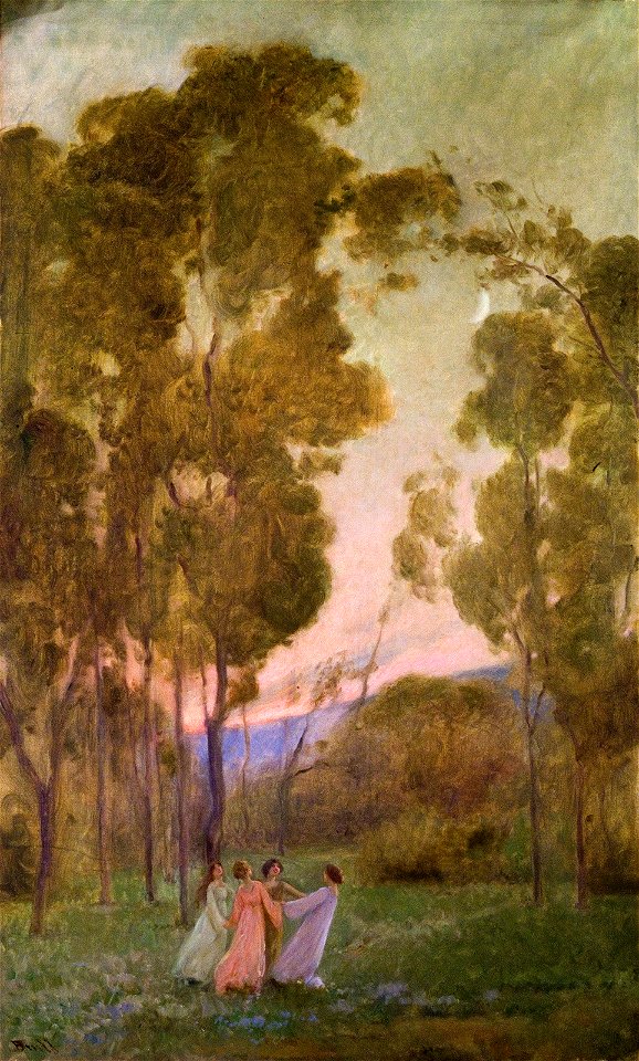 Paisatge amb figures - Joan Brull i Vinyoles (1863-1912)