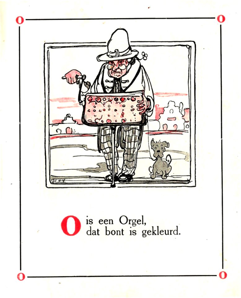 Orgel uit A dat is Aafje (1918) van Bas van der Veer