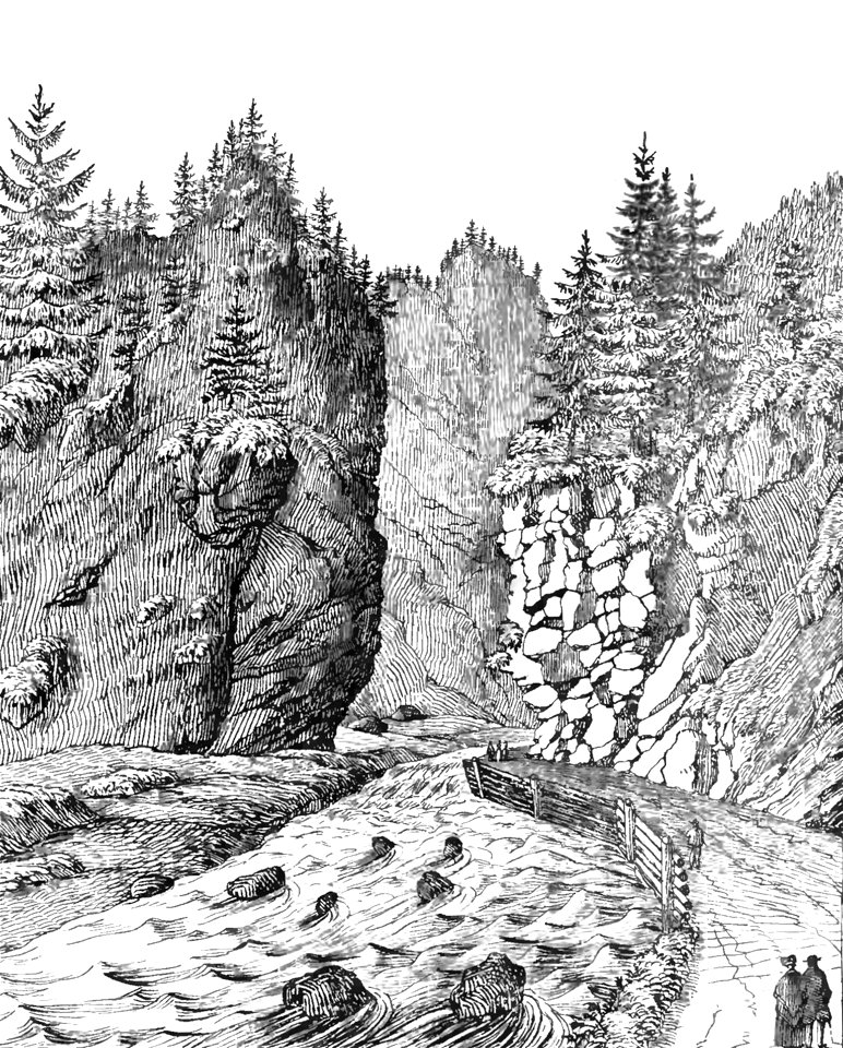 Page207-PL Stęczyński-Tatry w dwudziestu czterech obrazach - Widok na Dolinę Kościelisko
