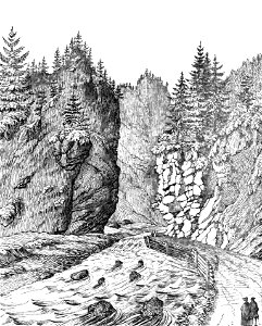Page207-PL Stęczyński-Tatry w dwudziestu czterech obrazach - Widok na Dolinę Kościelisko