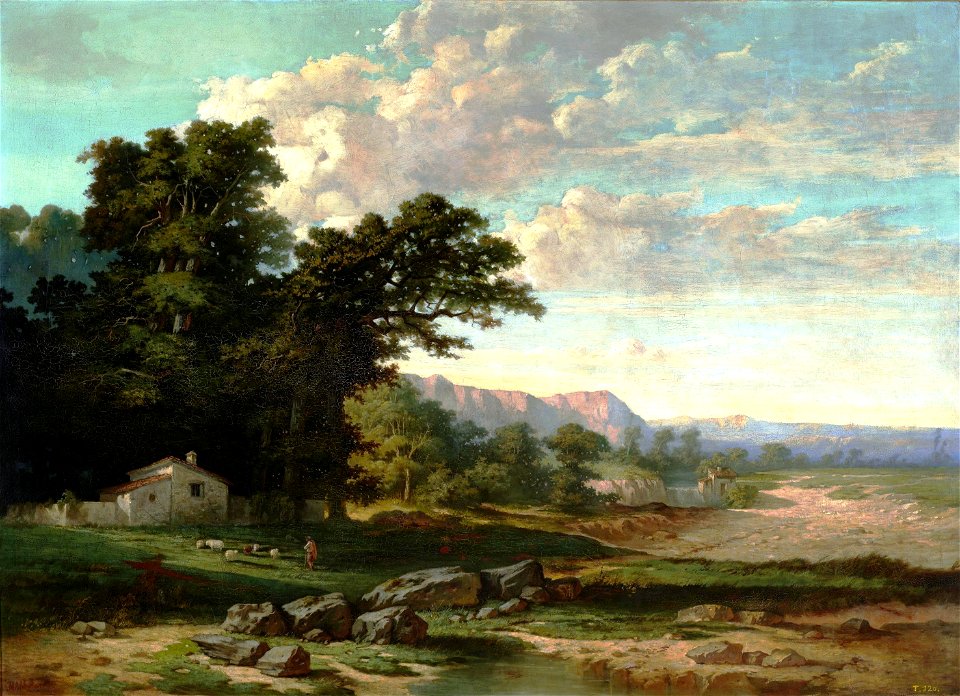 Paisaje, de Cosme Algarra y Hurtado (Museo del Prado)