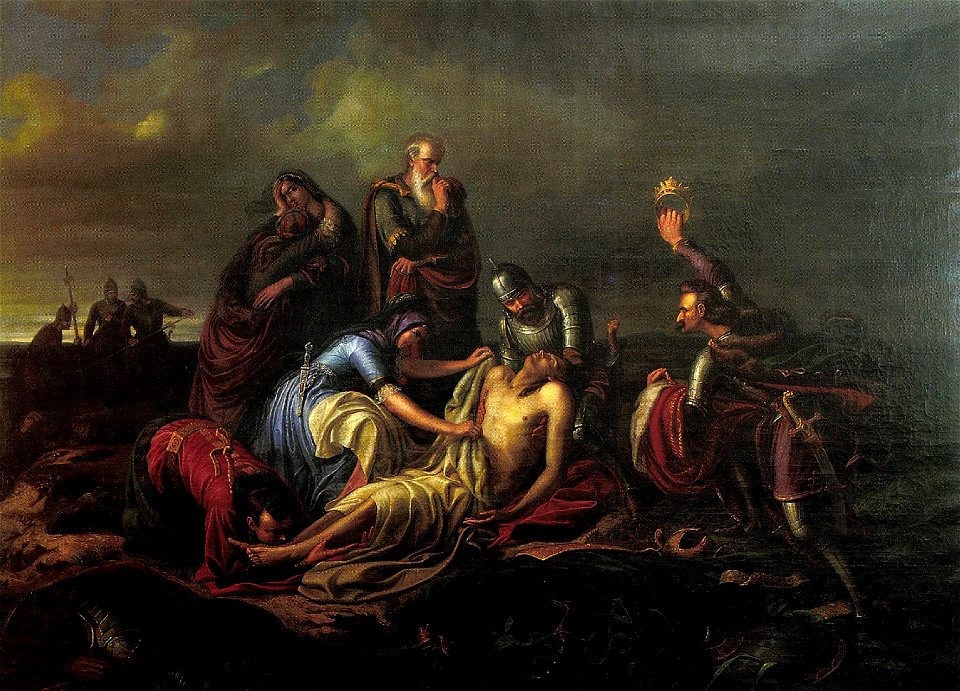 Orlai Discovery of the Body of King Louis II 1851