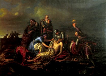 Orlai Discovery of the Body of King Louis II 1851