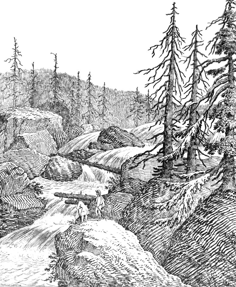 Page133-PL Stęczyński-Tatry w dwudziestu czterech obrazach - Wodospad Popradu
