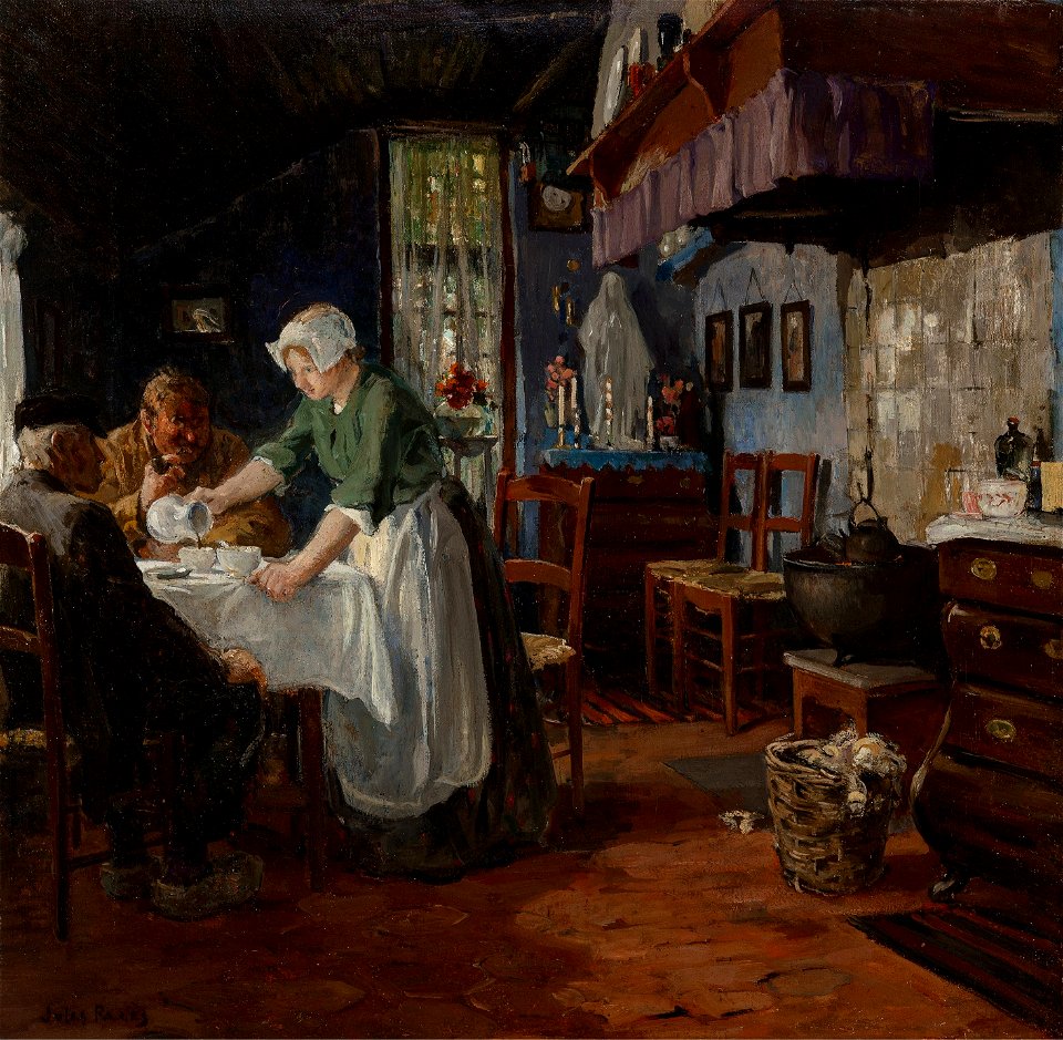 The Breakfast Table by Jules Pagès