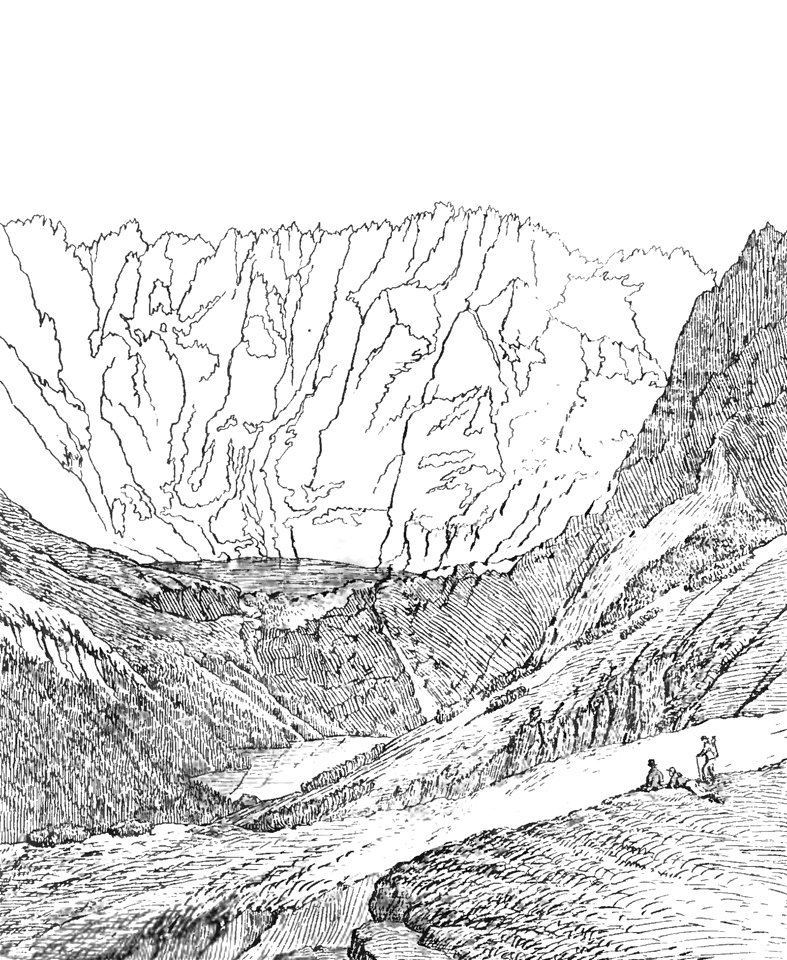 Page166-PL Stęczyński-Tatry w dwudziestu czterech obrazach - czarny Staw nad Morskim okiem
