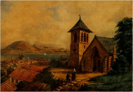 Paisaje (Aldea europea) - Prilidiano Pueyrredón
