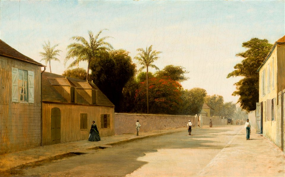 Paisagem urbana (atribuído), da Coleção Brasiliana Iconográfica