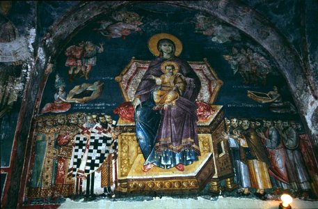 Paintings in the Church of the Theotokos Peribleptos of Ohrid 0459