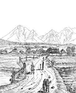Page232-PL Stęczyński-Tatry w dwudziestu czterech obrazach - Tatry od Poronina