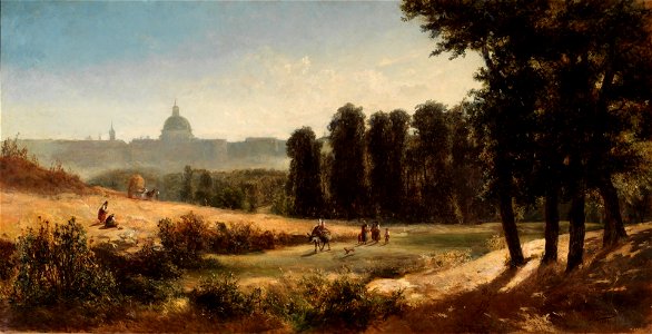 Paisaje. Arroyada de las huertas de Luche (cercanías de Madrid)