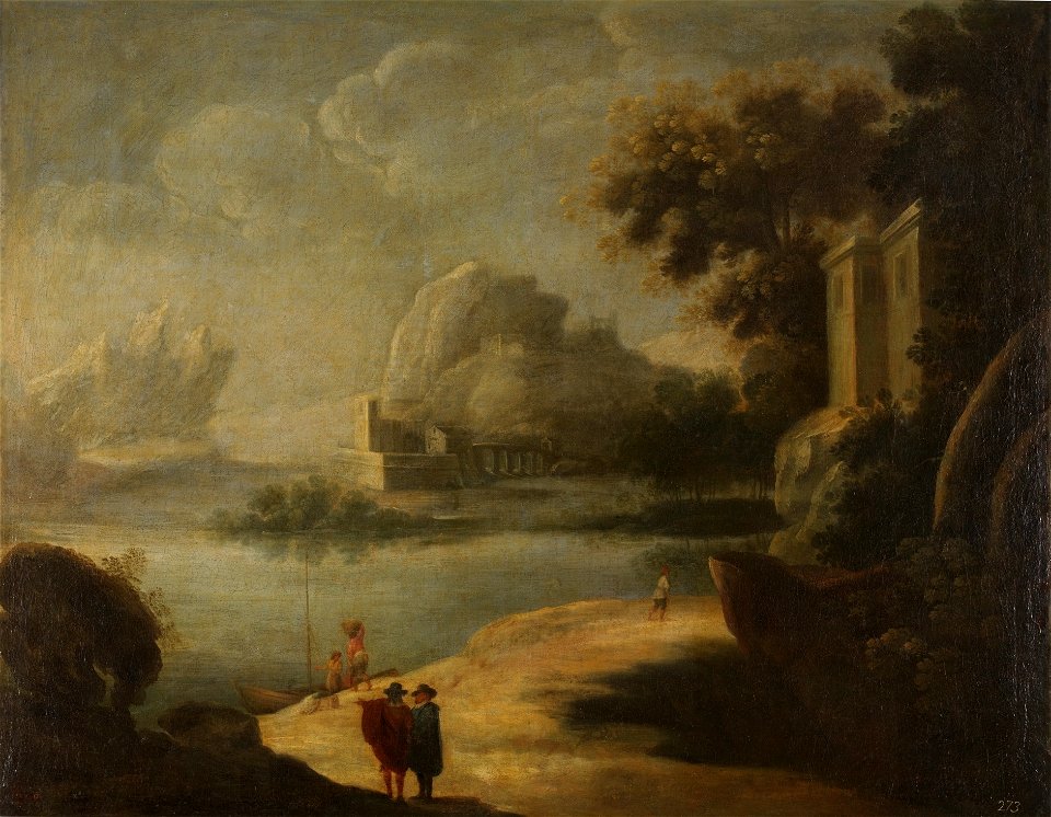 Paisaje, de un discípulo de Bartolomé Esteban Murillo (Museo del Prado)