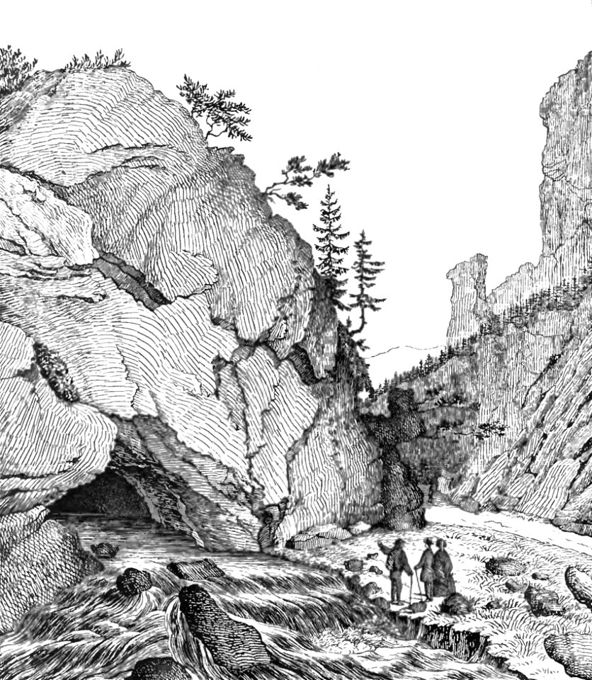 Page215-PL Stęczyński-Tatry w dwudziestu czterech obrazach - Źródło Czarnego Dunajca w Kościelisku