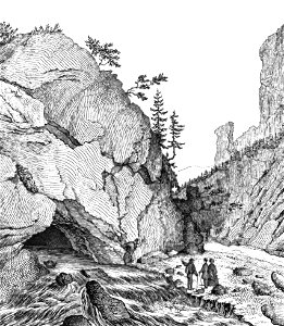Page215-PL Stęczyński-Tatry w dwudziestu czterech obrazach - Źródło Czarnego Dunajca w Kościelisku