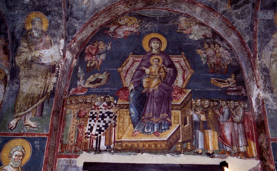 Paintings in the Church of the Theotokos Peribleptos of Ohrid 049