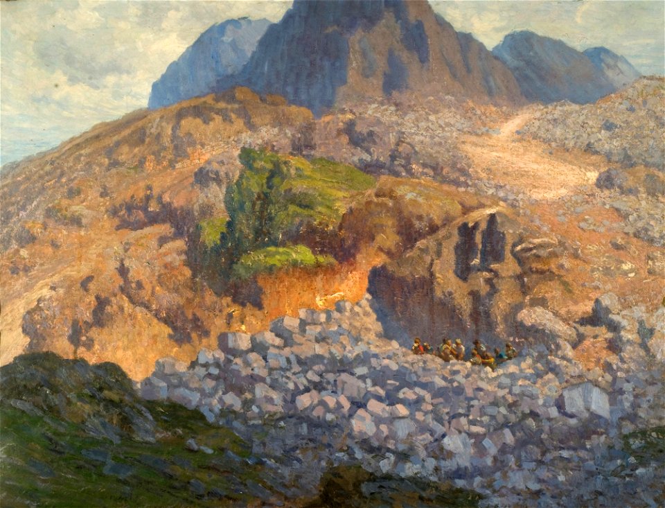 Paisaje de Tandil - Pío Collivadino