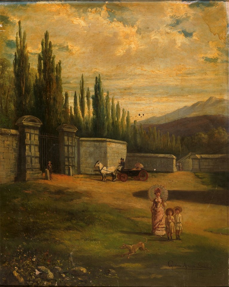 Paisaje, de Ceferino Araujo (Museo del Prado)