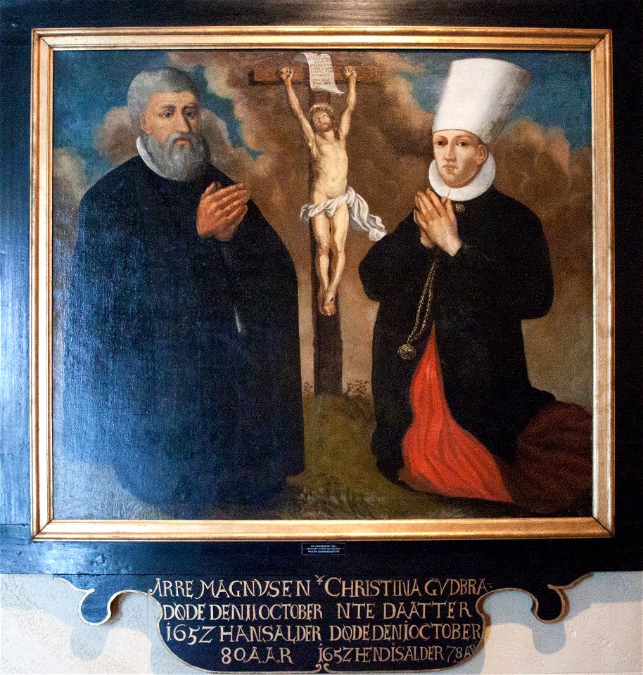 Painting of Ari Magnusson and his wife