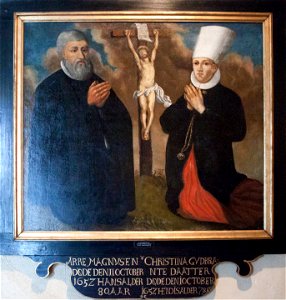 Painting of Ari Magnusson and his wife