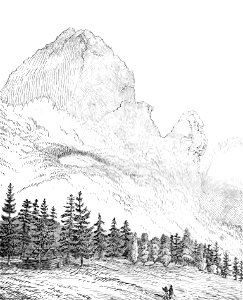 Page221-PL Stęczyński-Tatry w dwudziestu czterech obrazach - Skała Saturnus w Kościelisku