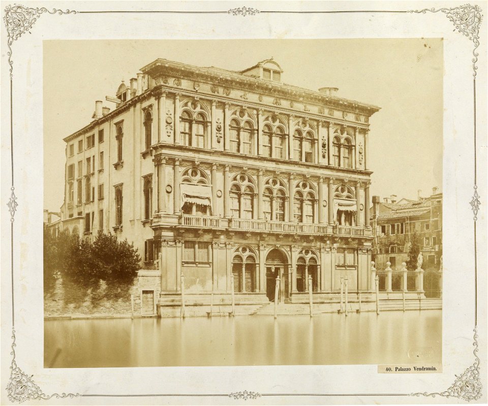 Palazzo Vendramin c1855