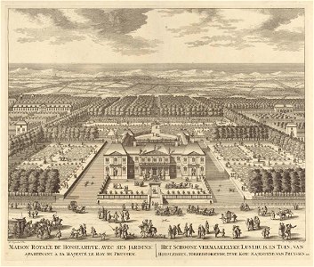 Paleis Honselaarsdijk in vogelvlucht