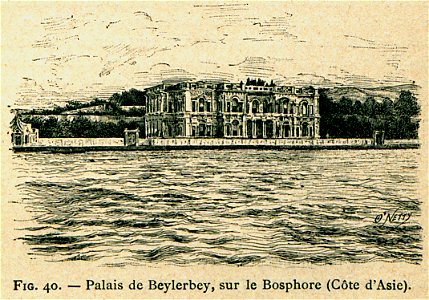 Palais de Beylerbey, sur le Bosphore (Côte d'Asie) - Beauregard J - 1896