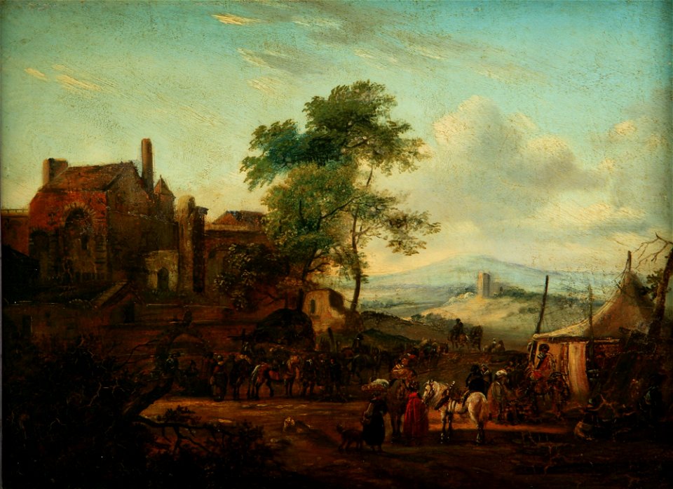 Paisaje con borgo