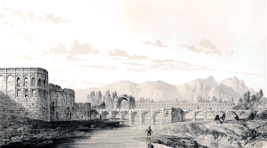 Palace Haft Dast by Eugène Flandin