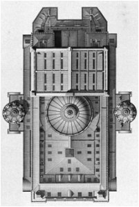 Palais Garnier plan of the roof - Mead 1991 p104