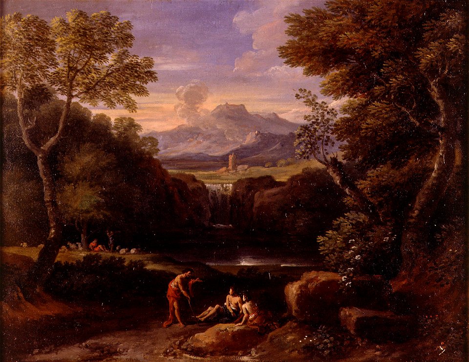 Paisaje, de Jan Frans Van Bloemen (Museo de Bellas Artes de Valencia)