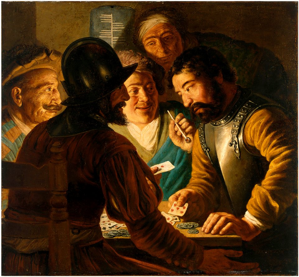 PaintingJanLievensTheCardplayersCirca1623to1624