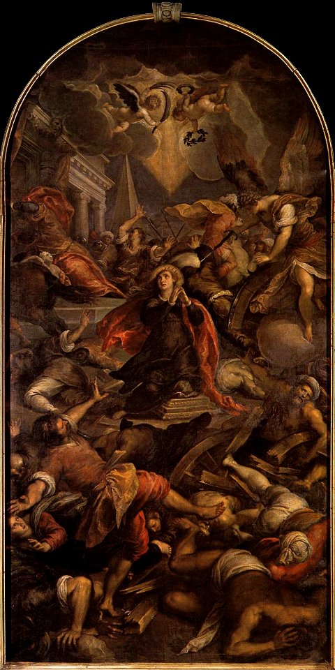 Palma il Giovane - Martyrdom of St Catherine of Alexandria - WGA16921