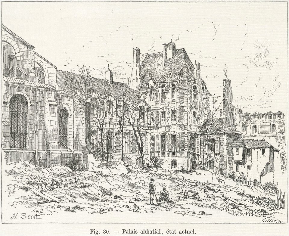 Palais abbatial, état actuel
