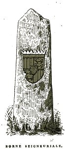 Paisy cosdon borne seigneuriale 00944