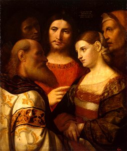 Palma - Christ and the Woman Taken in Adultery, 1510-1511, ГЭ-10