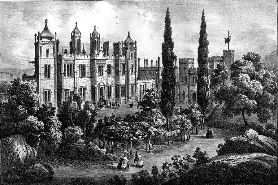 Palace in Alupka 1. Carlo Bossoli