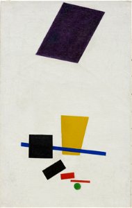 Painterly Realism of a Football Player – Color Masses in the 4th Dimension (Malevich, 1915) - Google Art Project. Free illustration for personal and commercial use.